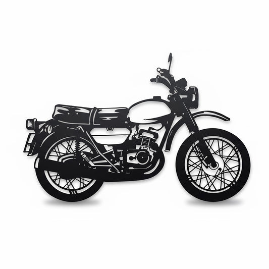 Custom Motorcycle Wall Art - Personalized Motorbike Garage Sign Gift for Dad