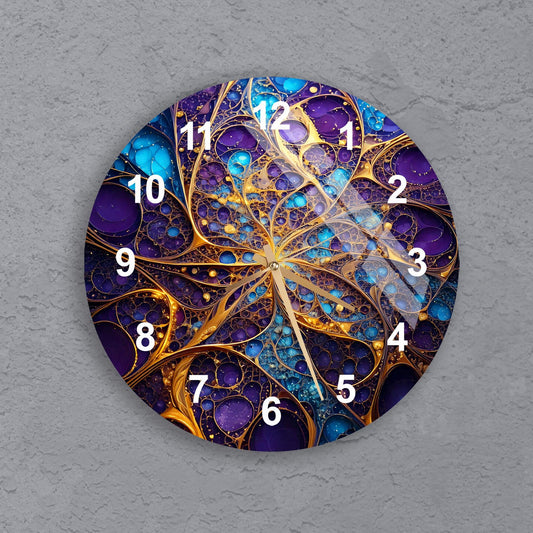 a clock on a wall with numbers on it