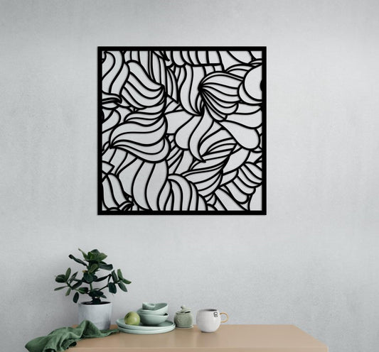 Metal Wall Art - Large Abstract Modern Decor | Personalized Housewarming Gift