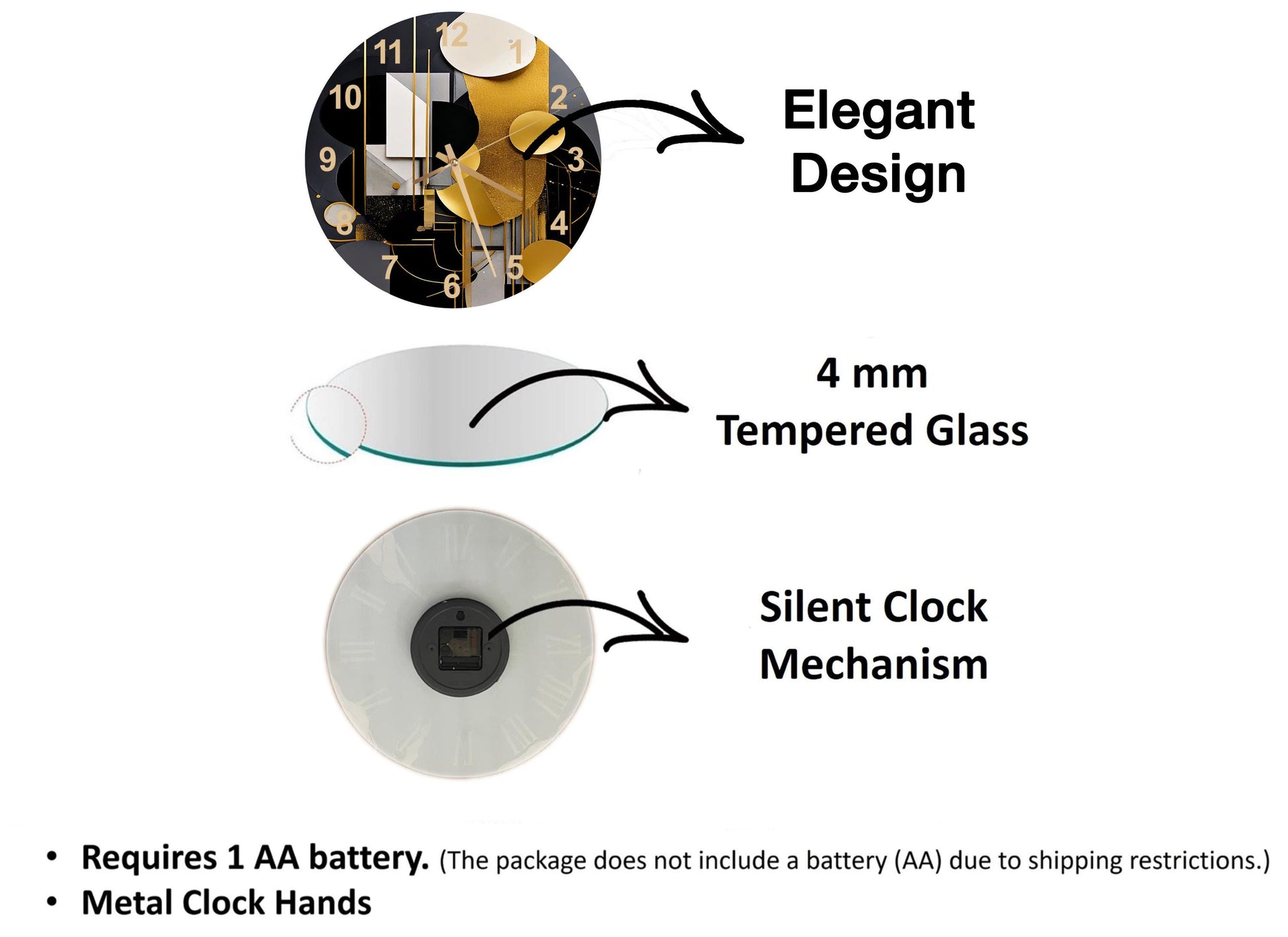 a diagram showing the workings of a clock