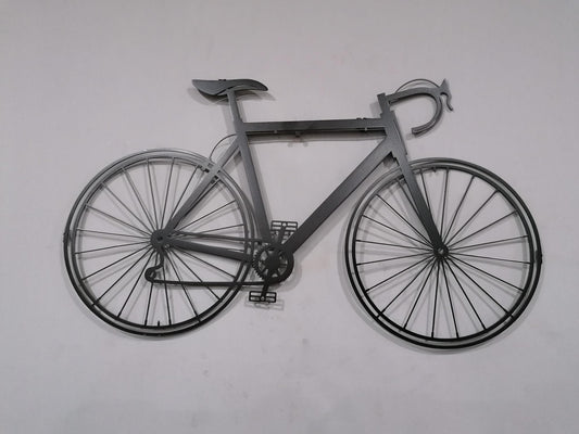 Metal Bicycle Wall Art - Unique 3D Bike Decor | Matte Finish Modern Gift