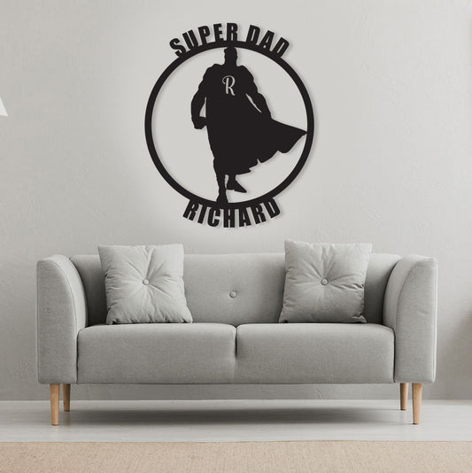 Metal Wall Art - Custom Metal Sign | Modern Wall Decor for Dad Gift
