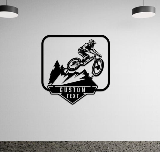 Metal Wall Art - Large Bicycle Wall Decor | Custom Bike Sculpture Gift