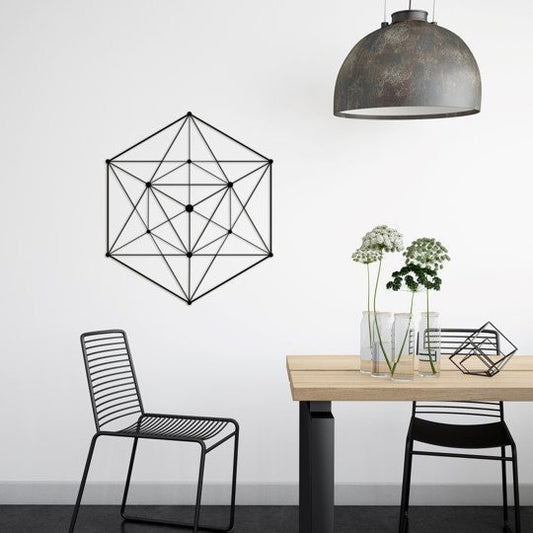 Large Metal Wall Art – Unique 3D Metal Wall Sculpture for Home Decoration