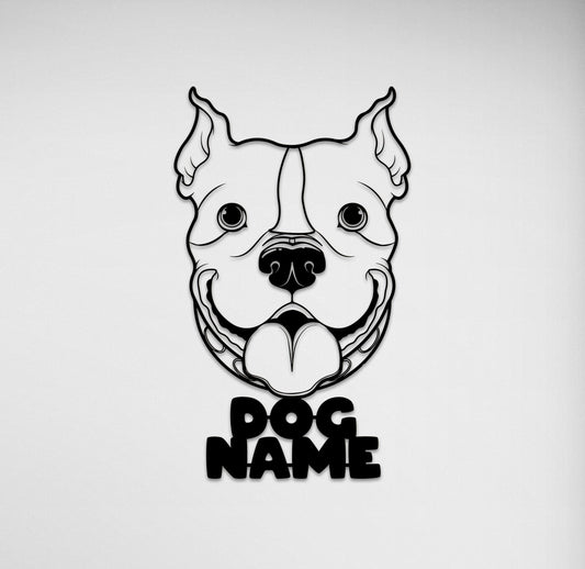 Custom Dog Metal Art – Personalized Pet Wall Decor | Durable Powder Coated