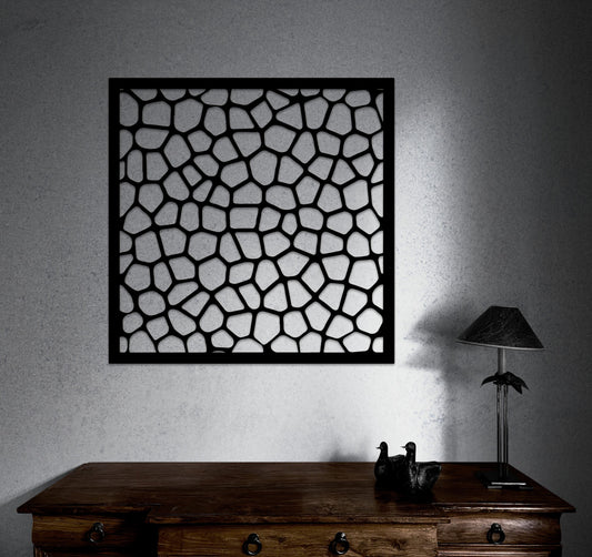 Metal Wall Art - Abstract Large Modern Wall Decor With Powder Coated Finish