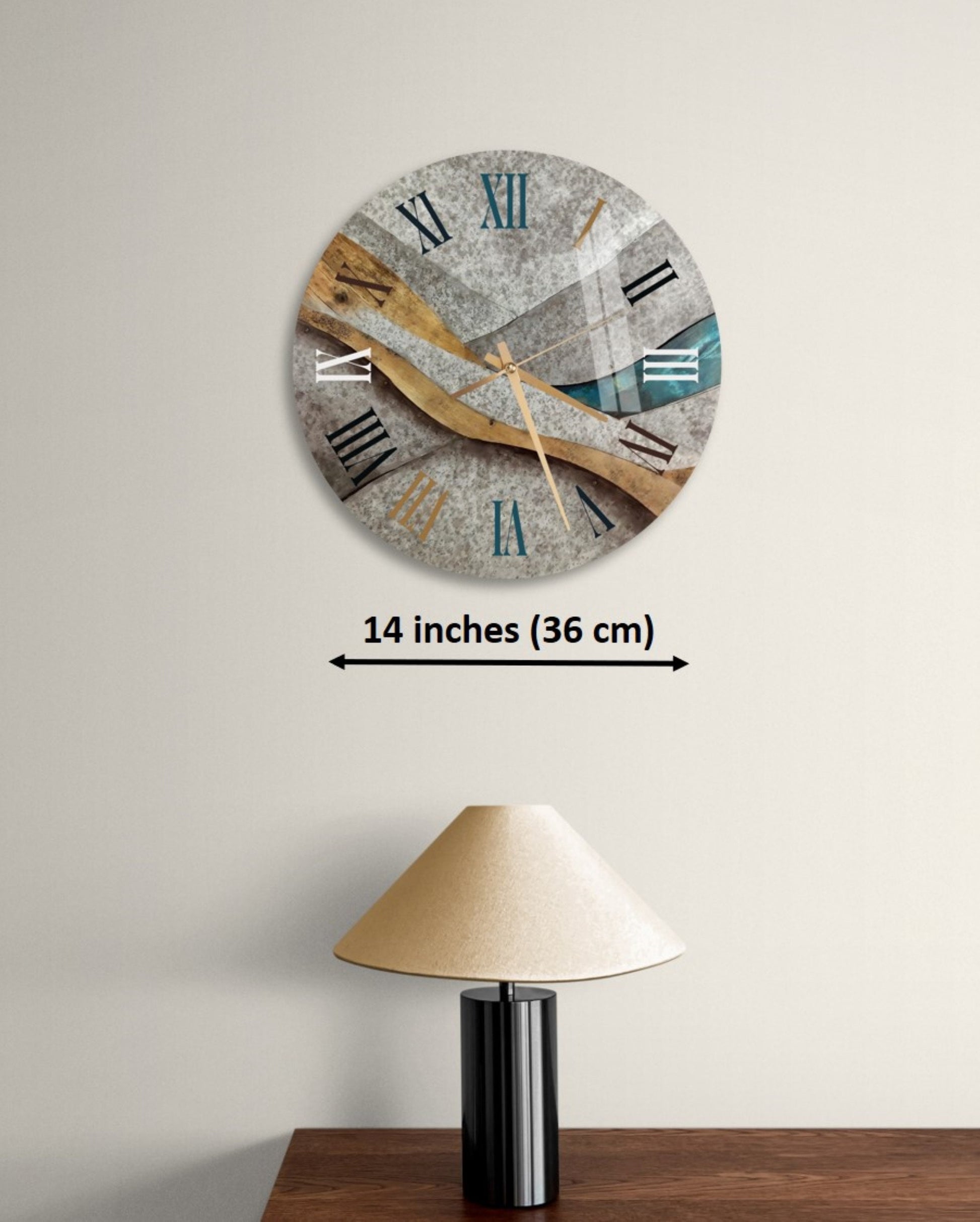 a clock with roman numerals on a white wall