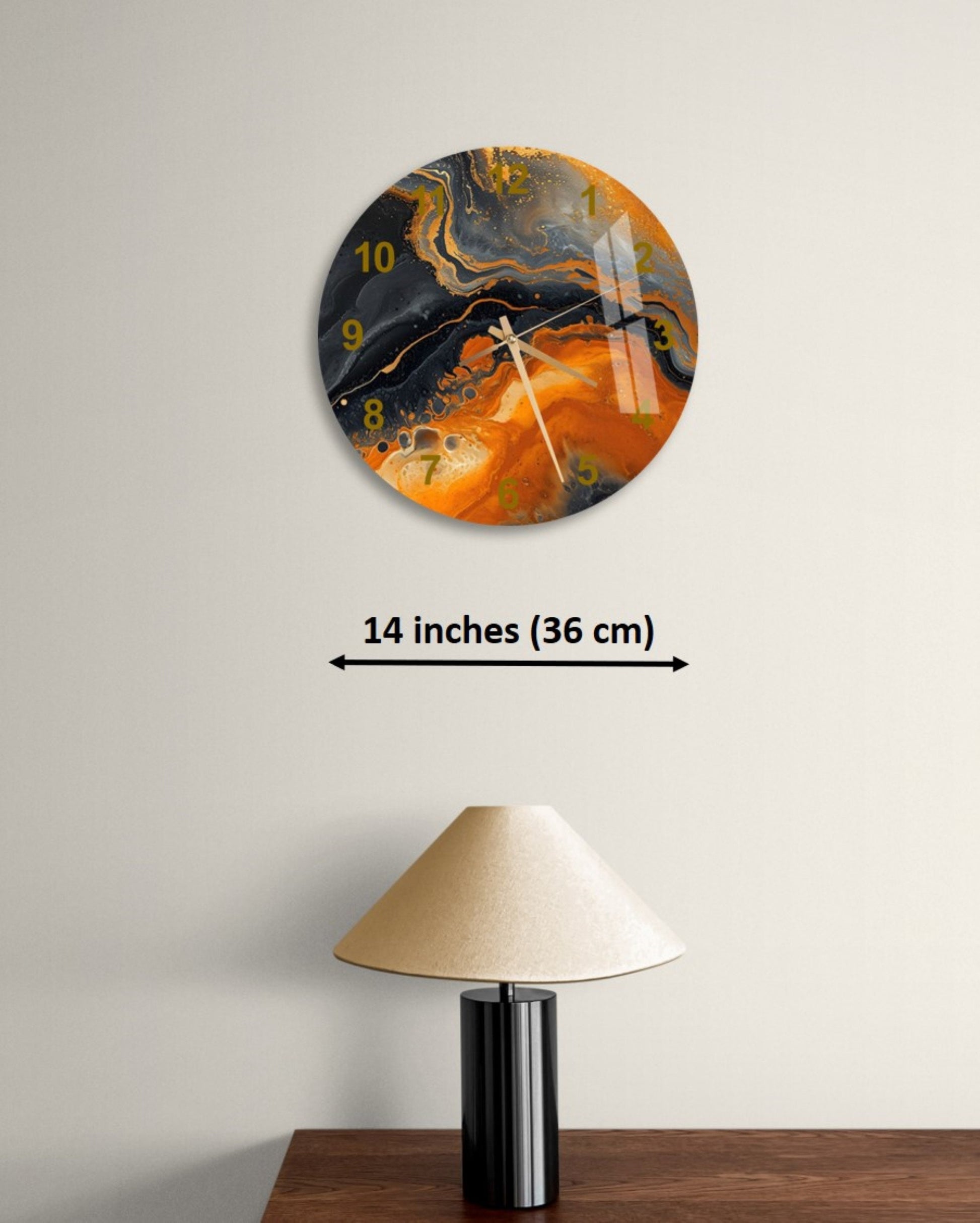 a clock on a wall showing the time