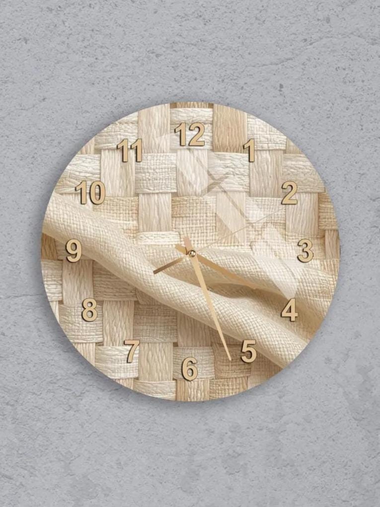 six round clock faces with Roman numerals, arranged in a grid pattern on a gray background.