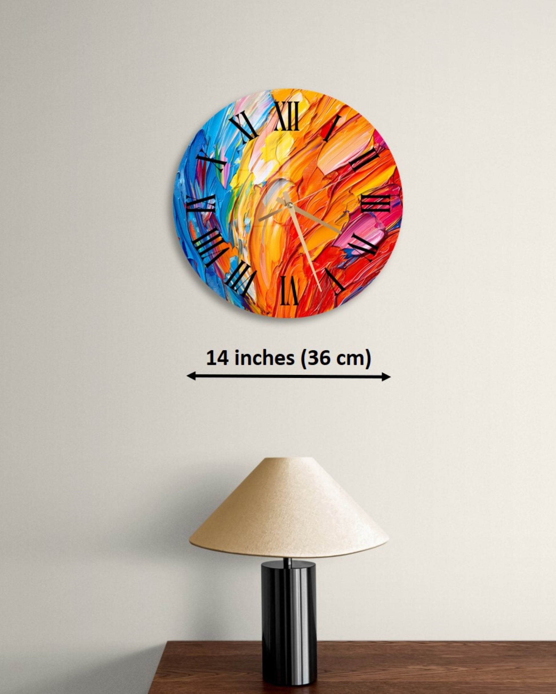 a clock on a wall showing the time