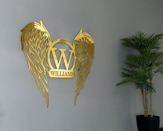 Angle wings metal wall arts perfect and great gift choice wall art for home interior decoration idea or gift for relatives and friends. We have matte color options black, silver , gold and brown. And Shiny color options as gold, silver, copper